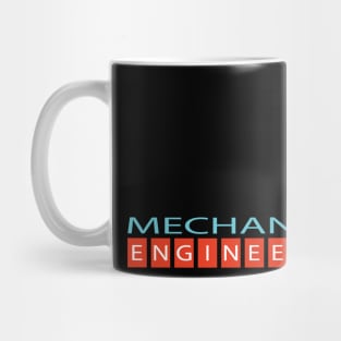 Mechanical engineering logo mechanics engineer text Mug